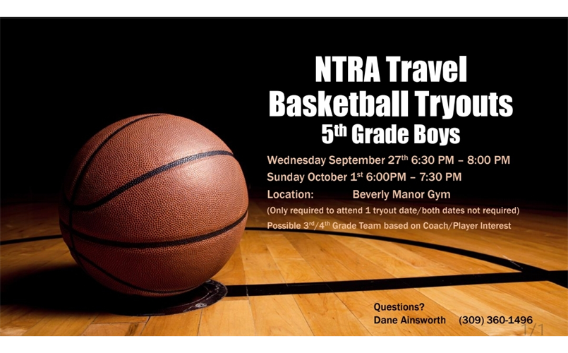 5th Grade Boys Travel Basketball Opportunity 